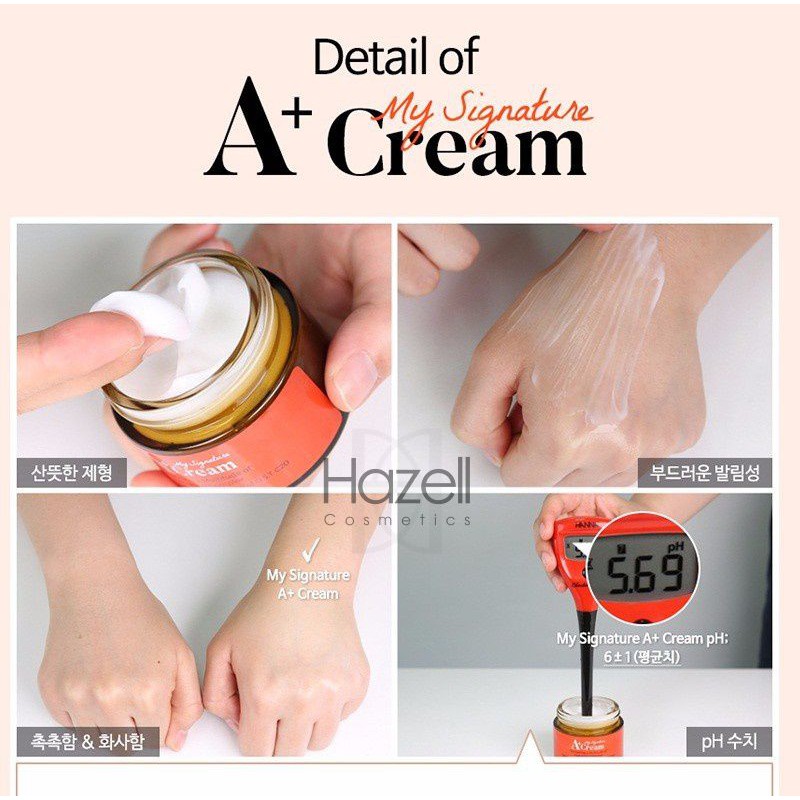 Kem Dưỡng Trắng Da TIAM A+ Cream 50ml (Kem C20 Mẫu Mới)