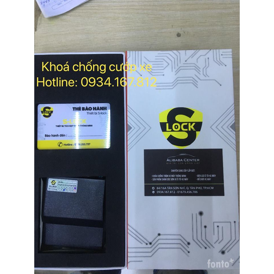 Bộ Chống Cướp Slock Cao Cấp Cho Xe Khoá Smartkey Honda Sh Mode