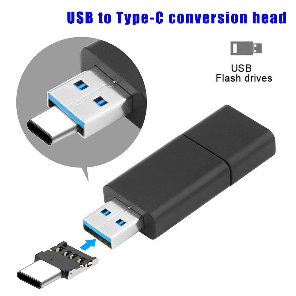 【Mua 2 tặng 2】Đầu Chuyển Đổi Từ Cổng Type-C Sang Giác Cắm Usb