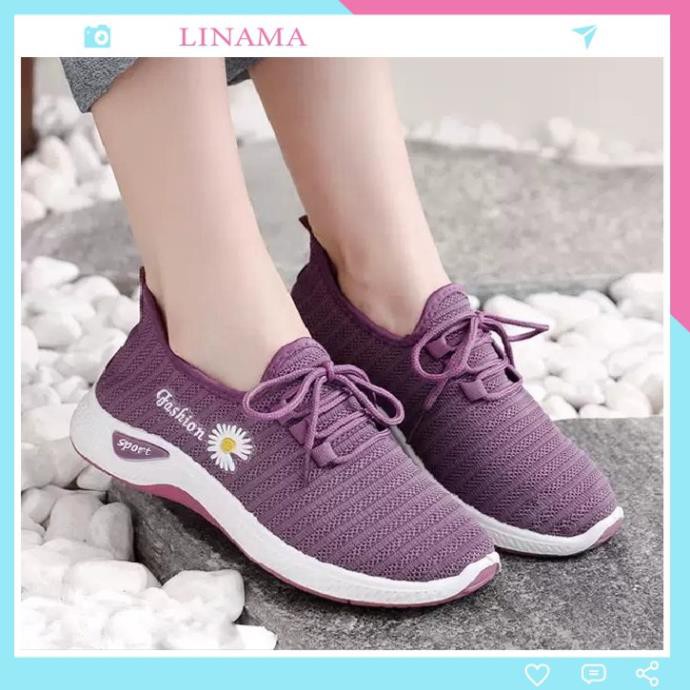 Giày nữ thể thao màu đen phong cách hàn cực thu hút LN06 | BigBuy360 - bigbuy360.vn