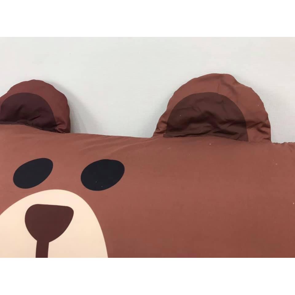 Gối Tựa Giương Họa Tiết Hình Thú Siêu Đáng yêu Size 50x110cm