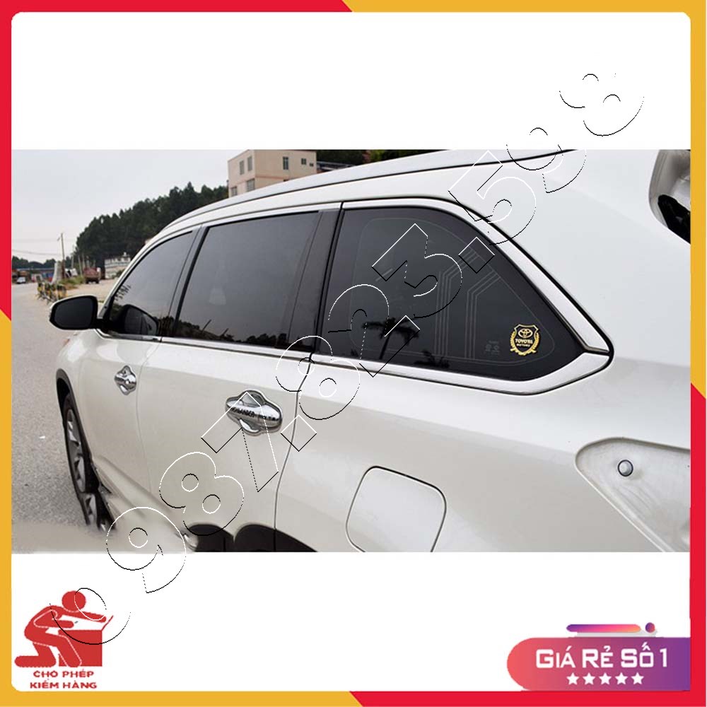 MIếng Dán Logo Chữ TOYOTA Hình Bông Lúa Dán Các Dòng Xe Toyota