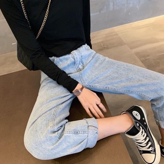 Quần baggy jean