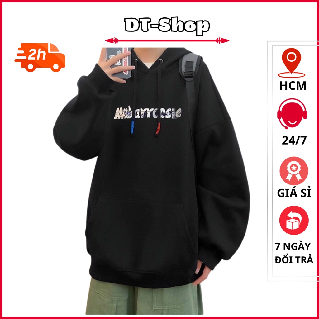 Áo hoodie nam nữ nỉ ngoại ulzzang unisex cặp đôi hàn quốc dày mịn chống nắng hình in cá tính FACLY'S