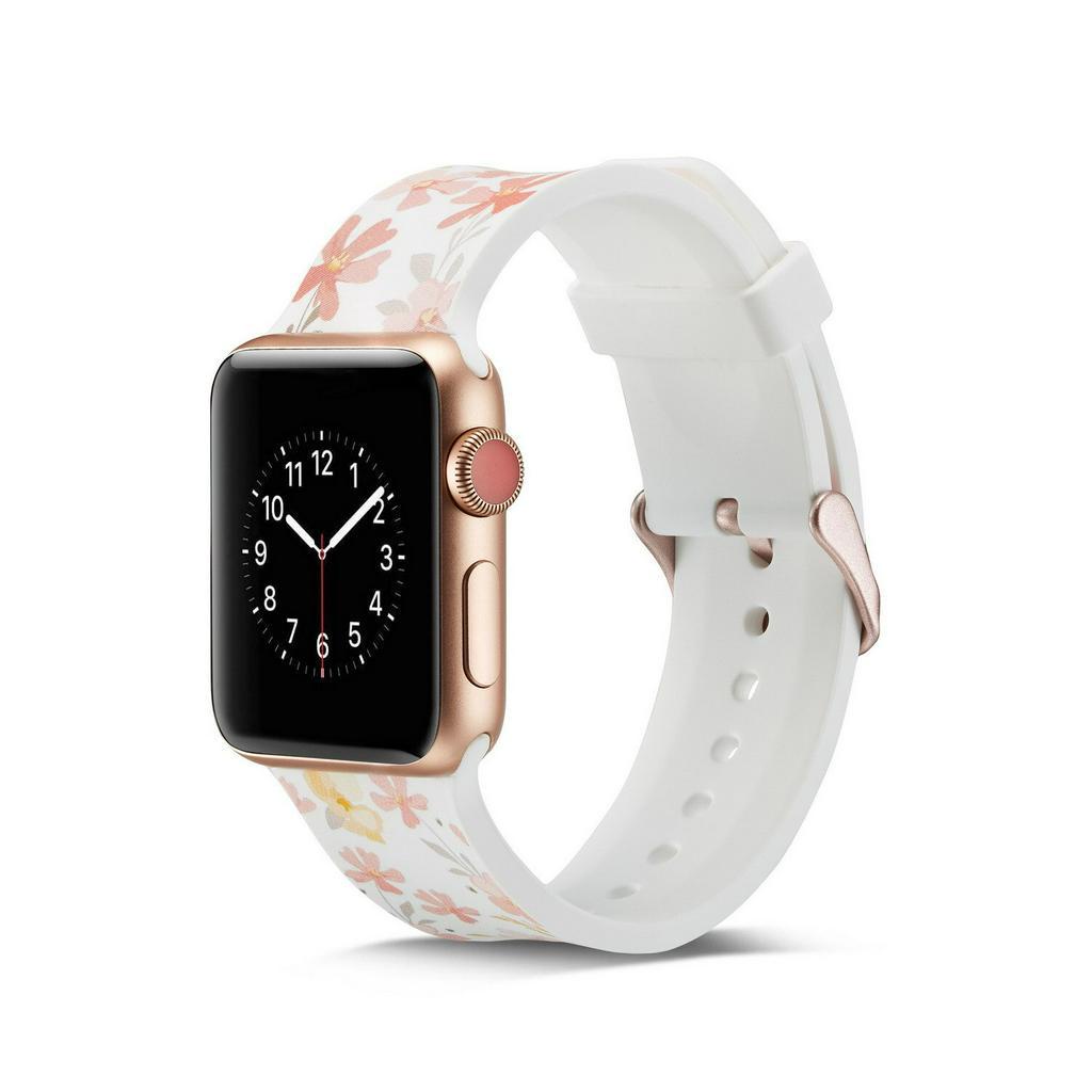 Dây Đeo Silicone Thời Trang Cho Đồng Hồ Thông Minh Apple Watch 6 5 4 SE 40mm 44mm IWatch Serise 3 2 1 38mm