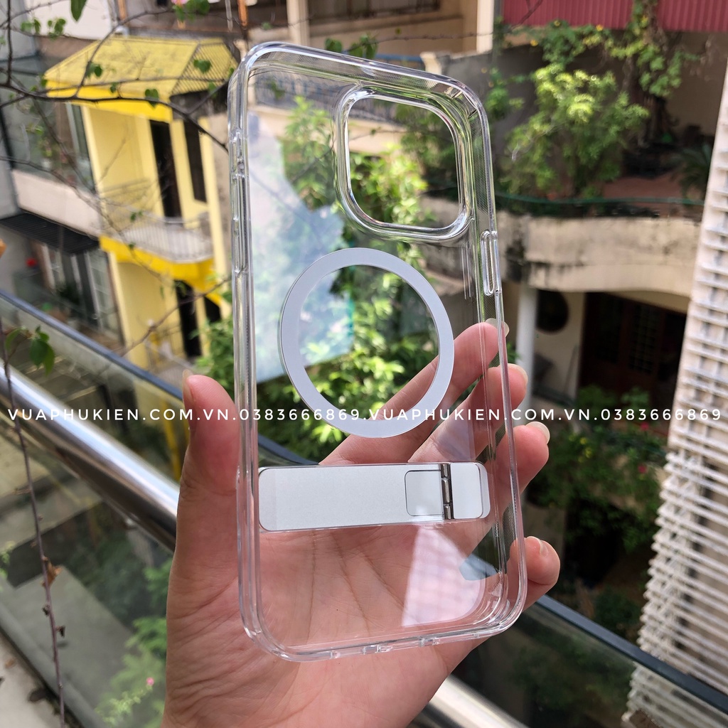 Ốp lưng Magsafe WiWU Aurora Trong Suốt cho iPhone 14 Pro Max/Plus/Pro cao cấp - vuaphukien