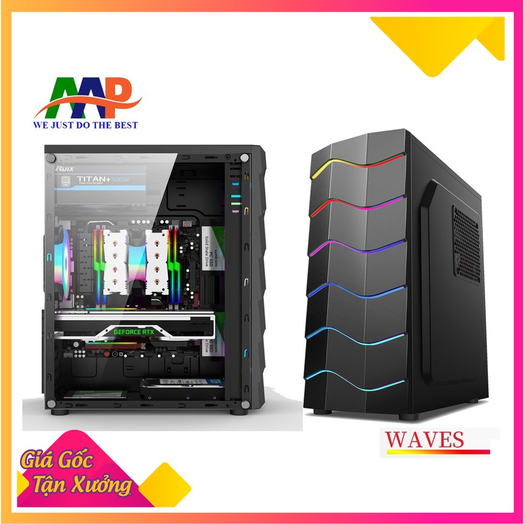 Case Máy Tính AAP Waves GAMING I LED RGB