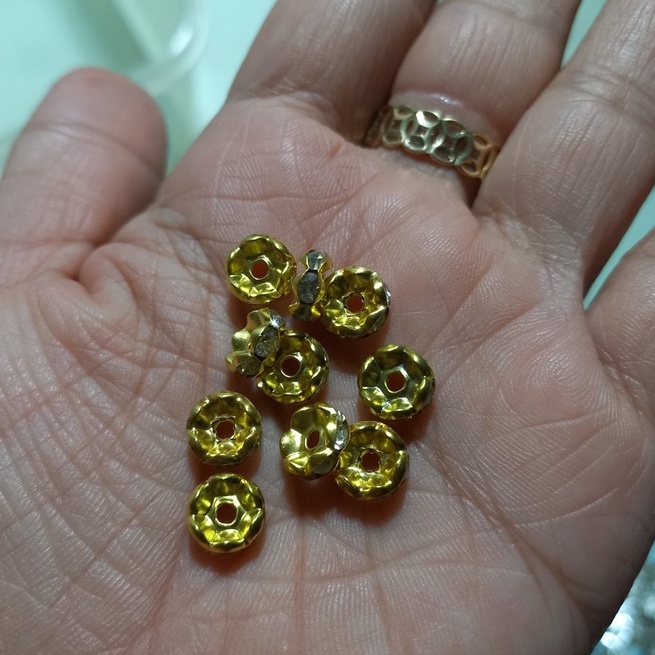 10 Charm đệm hạt size 6-8mm