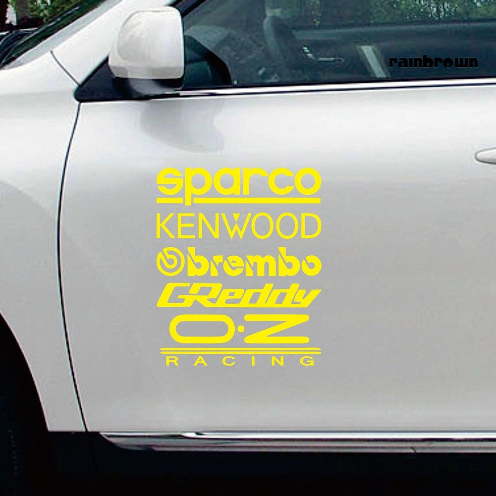 Miếng Dán Chữ Chống Thấm Nước Trang Trí Cửa Xe Hơi