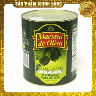 Quả oliu xanh nguyên trái Maestro 3Kg - Nhập khẩu Tây Ban Nha - Quả oliu ngon