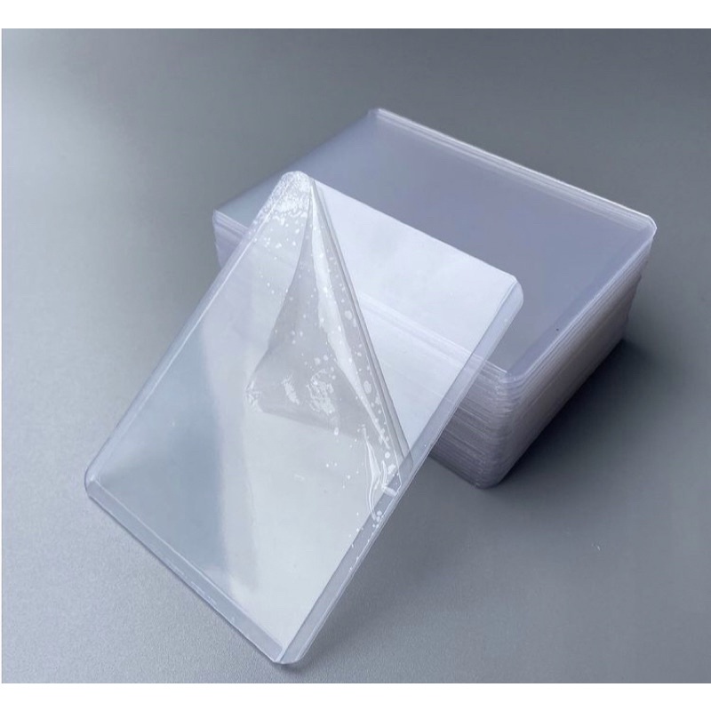 Đựng bảo vệ card Toploader ảnh kích thước B8 trắng trong có seal decor