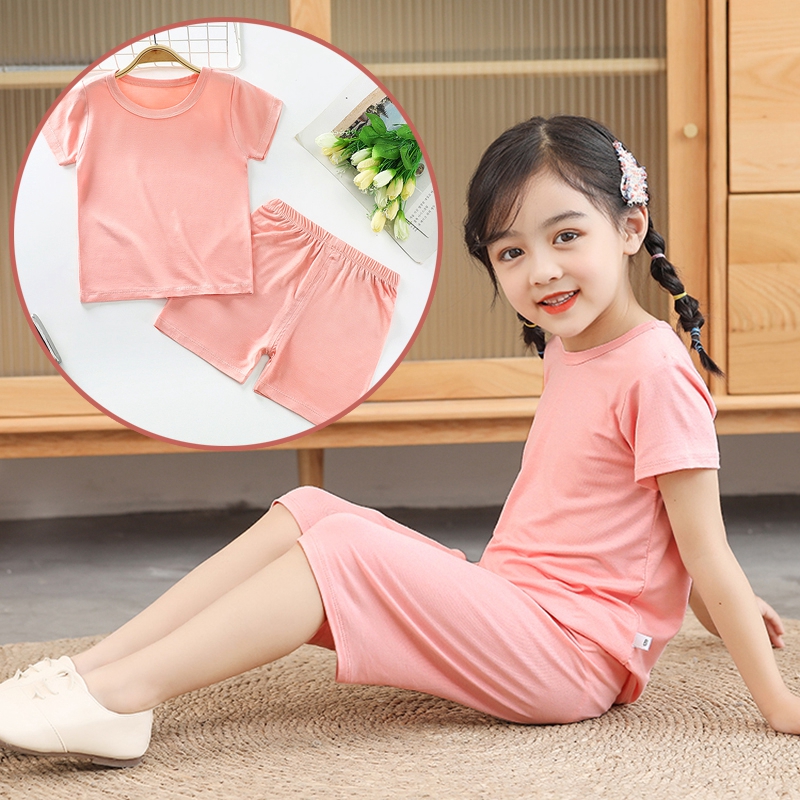 1 Bộ Pajama Cho Trẻ Em (Áo + Quần)