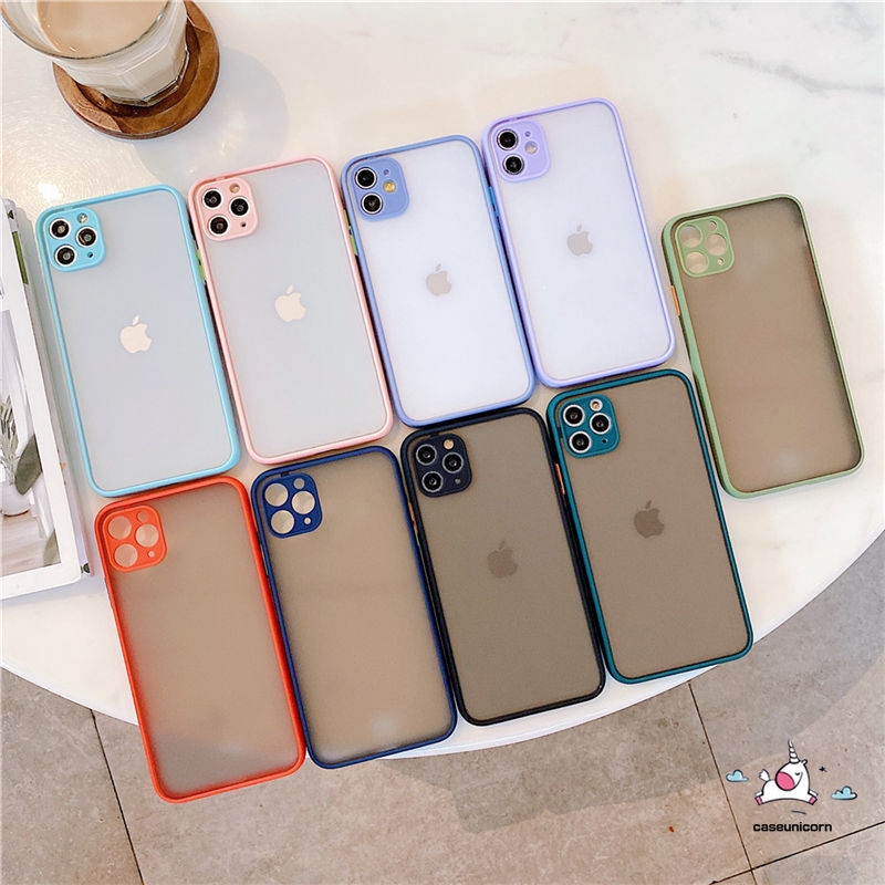 Ốp điện thoại nhám trong mờ chống sốc cho Vivo Y12 Y30 Y50 Y15 Y17 Y11 Oppo F9 F9pro A91 Reno3 Realme 5 C3 5i 5s 6i 2nd