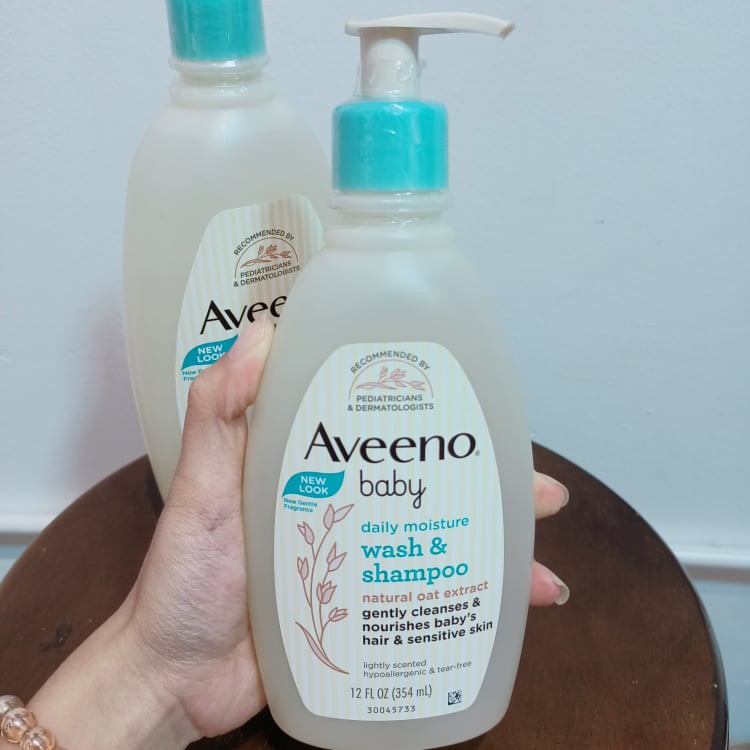 Sữa tắm gội toàn thân Aveeno Wash &amp; Shampoo