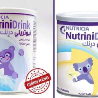 Sữa bột Nutrinidrink được nhập khẩu nguyên lon tại Đức hộp 400g date mới nhất.