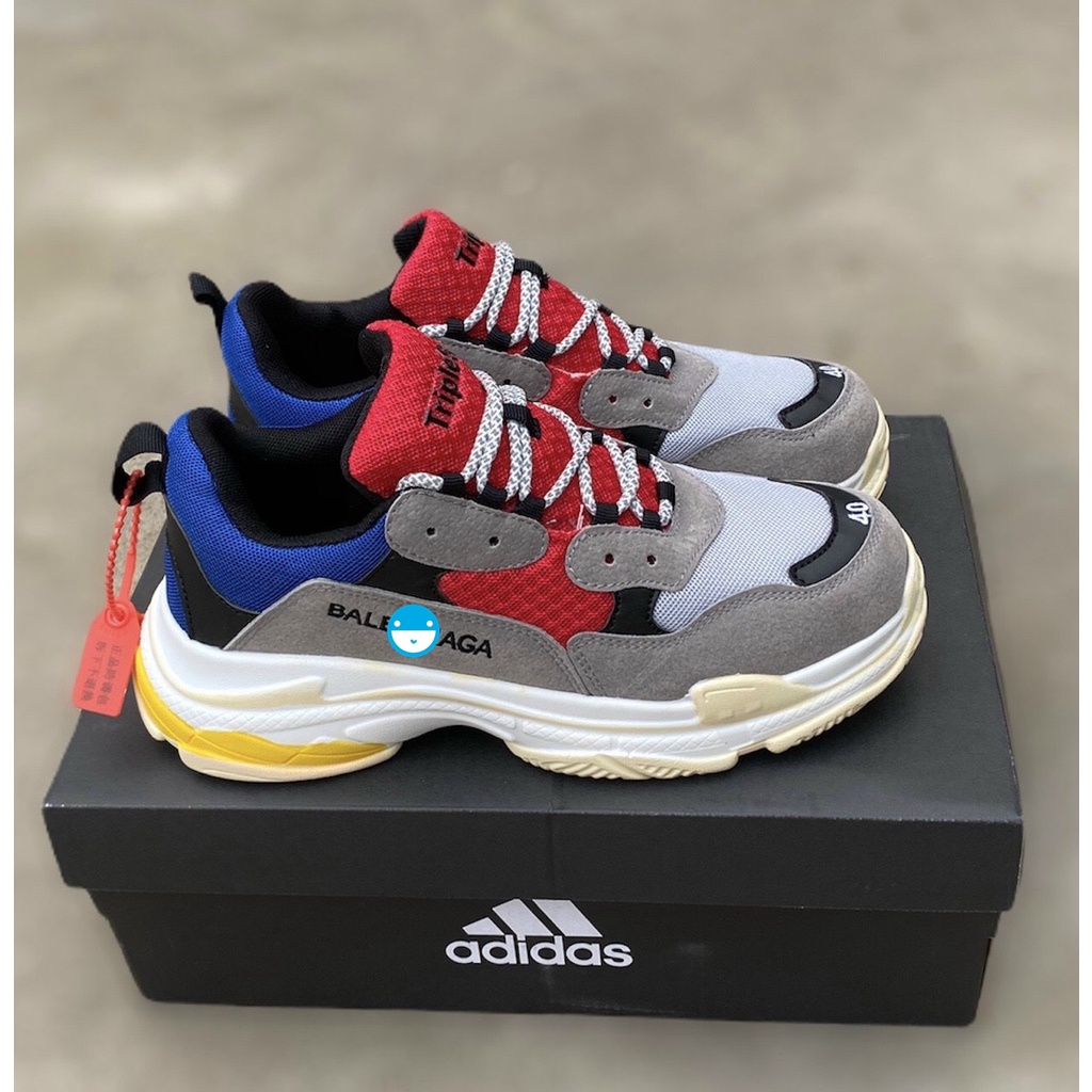 Giày thể thao nam nữ SNEAKER balen cao cấp + Box + tặng tất + full size 36-44..nhiều màu