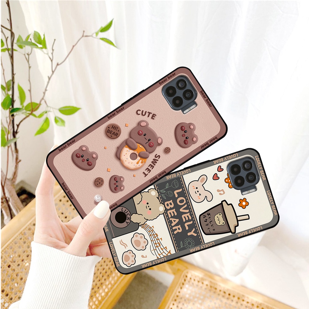Ốp lưng Oppo A73 - Oppo A93 in hình gấu bear dễ thương, bền đẹp
