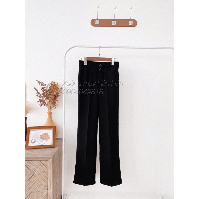 Quần ống loe co giãn lưng cao dáng đẹp Q368 | BigBuy360 - bigbuy360.vn