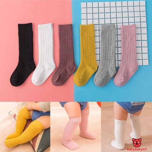 Vớ Cotton Cổ Cao Xinh Xắn Dành Cho Bé Gái Từ 0-3 Tuổi