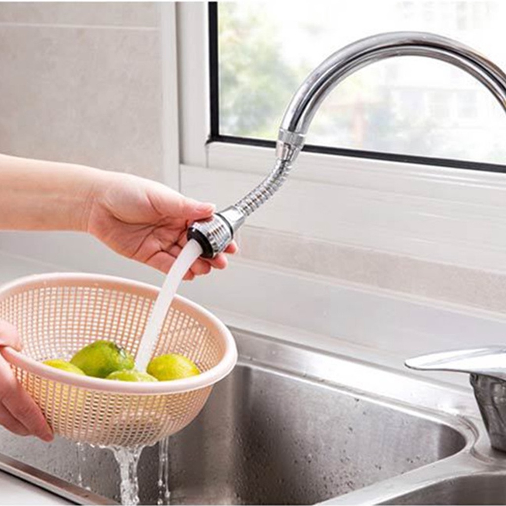 Đầu Vòi Rửa Bát Tăng Áp Inox Cao Cấp - Đầu Nối Vòi Rửa Chén 2 Chế Độ