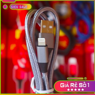 Dây Sạc iphone - ipad siêu rẻ - Bọc Dù Chống Đứt ( siêu khuyến mãi )