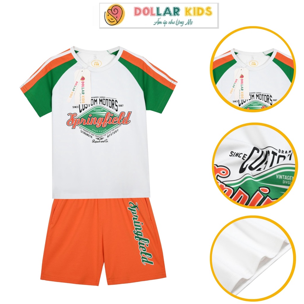 Đồ Bộ Cho Bé 100%Cotton Dollarkids Từ 10kg Đến SiZe Đại Mã R31