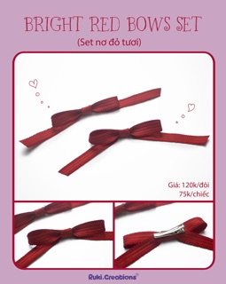 Nơ cài tóc handmade