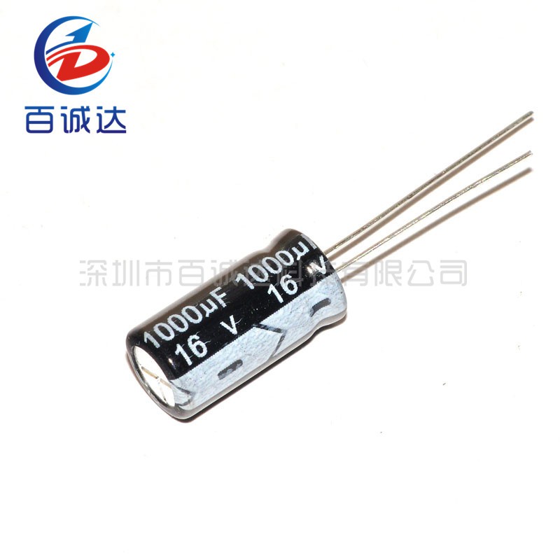 Bộ 50 16V 1000UF 8 * 16 8X16MM 1000UF 16V DIP Nhôm tụ điện phân