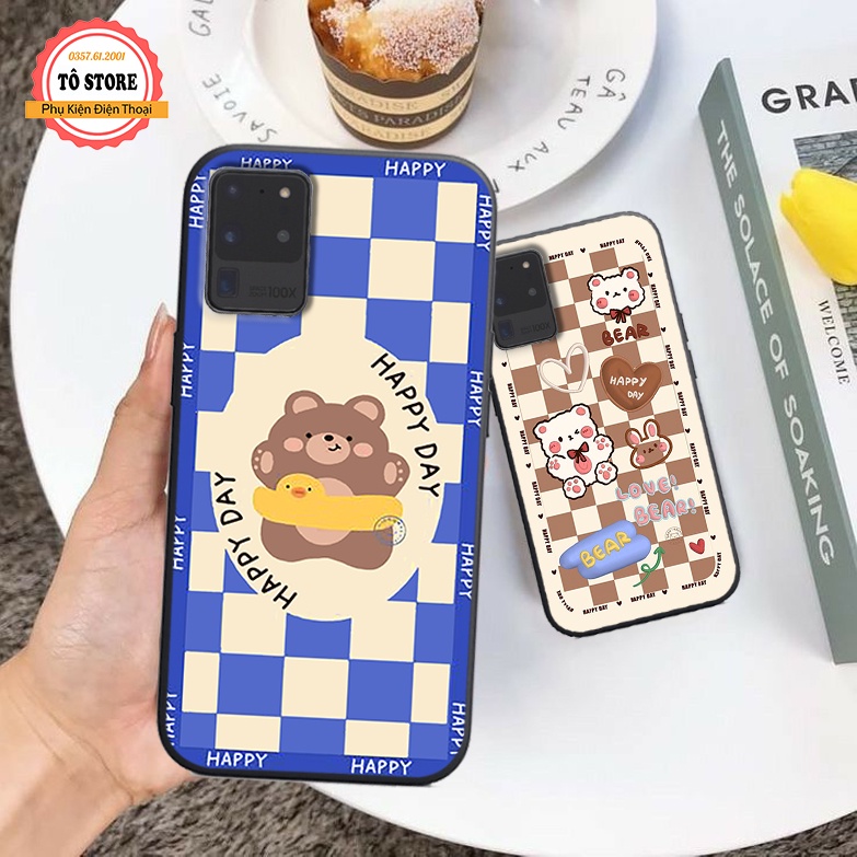 Ốp lưng Samsung Galaxy Note 20 / Samsung Note 20 Ultra in hình Gấu Be@r cá tính, ngộ nghĩnh, ốp lưng thời trang giá rẻ