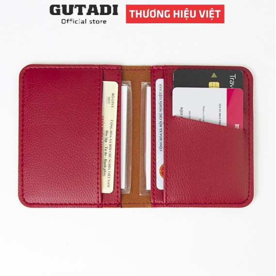 Ví bóp Mini Nam Nữ Da Công Sở Để Thẻ ATM Card Visit Tiền Mặt  Bóp Da Đẹp- GUTADI