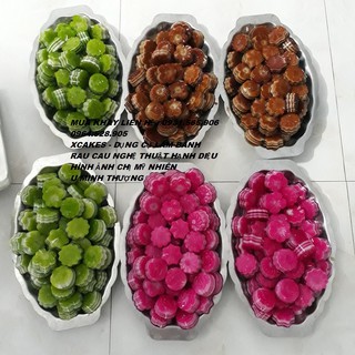 Combo 10 vỉ khuôn đổ thạch rau câu hoa nhỏ