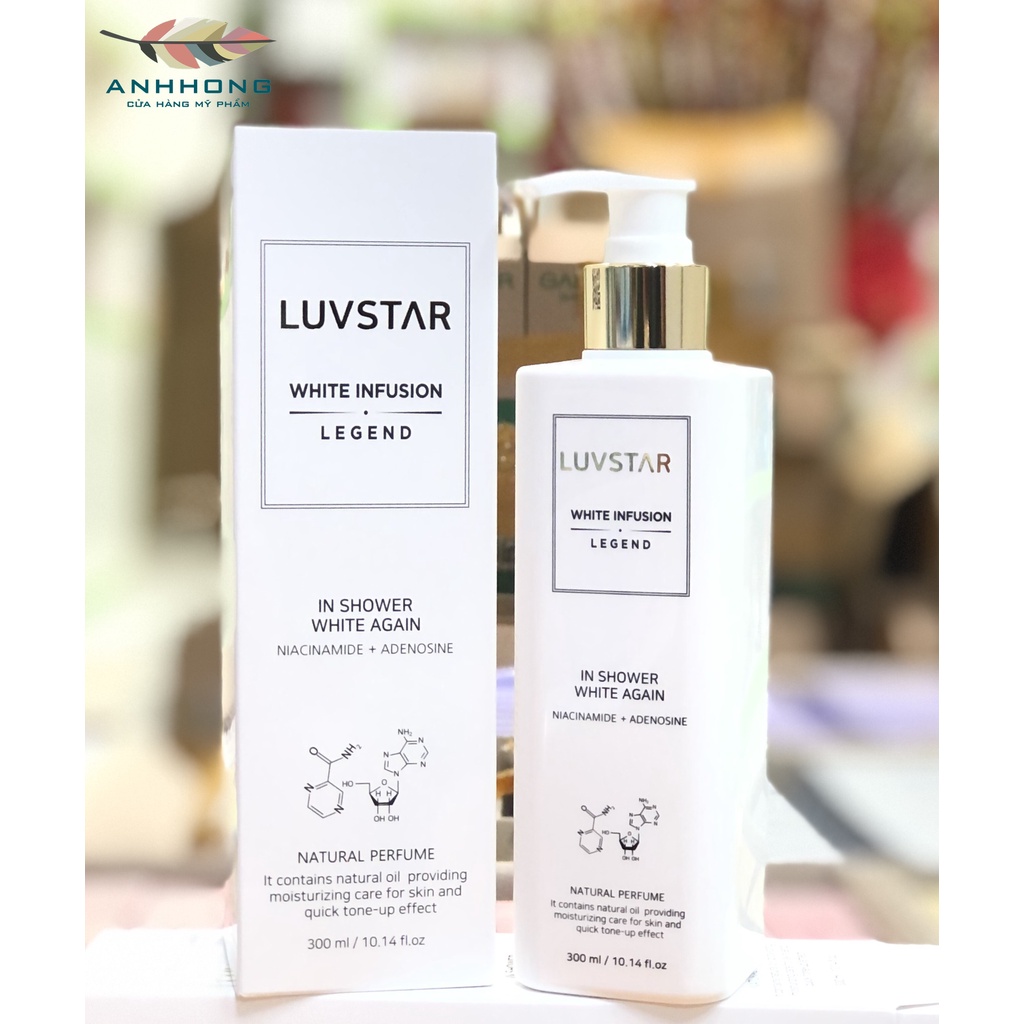 Sữa tắm truyền trắng da Luvstar – hàn quốc