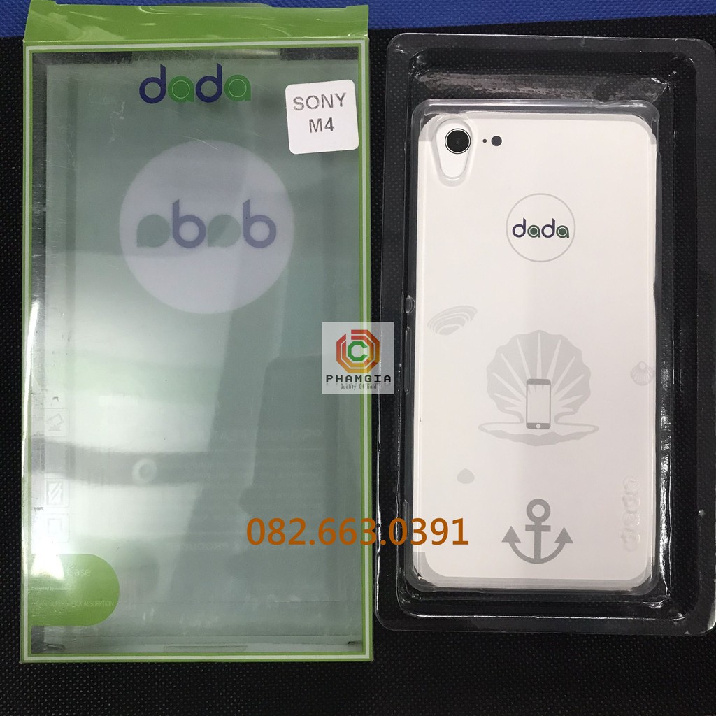 Ốp lưng dẻo trong Sony M4 siêu bền