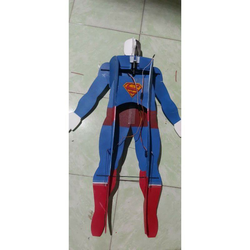 Bộ vỏ kit máy bay Super Man dài 90cm-1m30 cm- 1m70cm