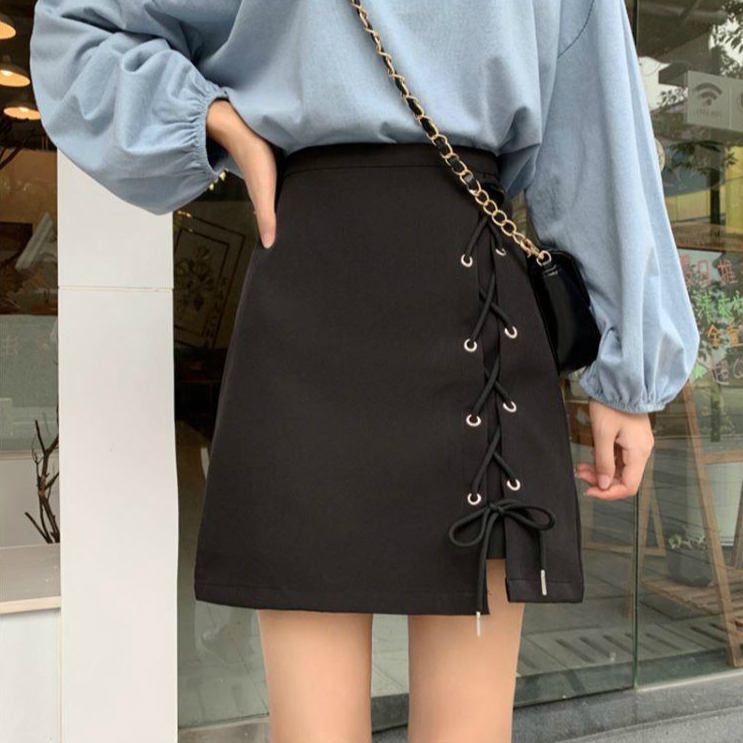 Chân Váy Chữ A Lưng Cao Thời Trang Nữ Tính