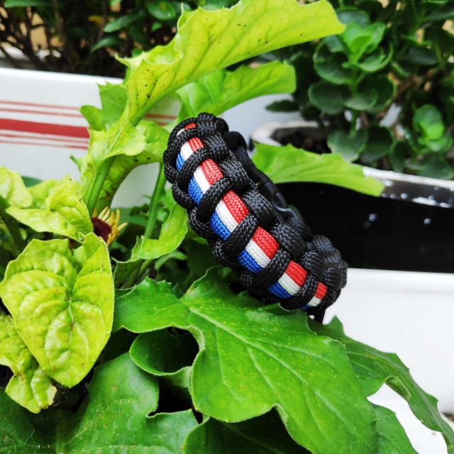 [HOT] Vòng Paracord Sọc Màu Cờ Pháp