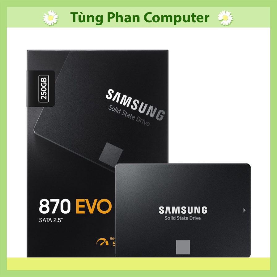 Ổ Cứng SSD Samsung 870 Evo 250GB 2.5-Inch SATA III MZ-77E250BW | BigBuy360 - bigbuy360.vn
