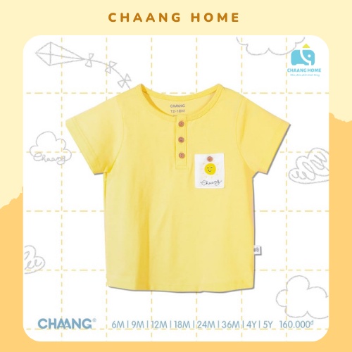 Chaang áo cotton bổ trụ summer vàng cho bé trai