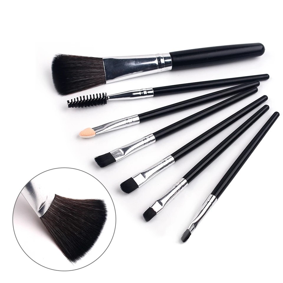 [Hàng mới về] Bộ 8 cọ trang điểm chuyên nghiệp màu đen