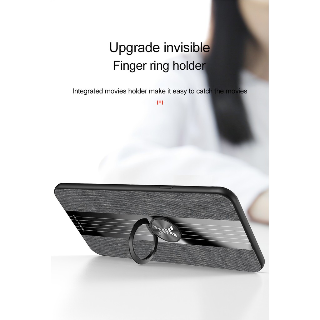 Ốp Lưng Cứng Kèm Vòng Nhẫn Nam Châm Tiện Lợi Cho Điện Thoại Xiaomi Mi Note 10 Lite