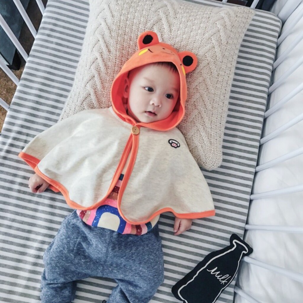 Áo Chống Nắng Cho Bé Trai, Gái Mặc Đều Xinh áo chống nắng con ếch Chất Cotton Da Cá Cao Cấp - BINBON KIDS