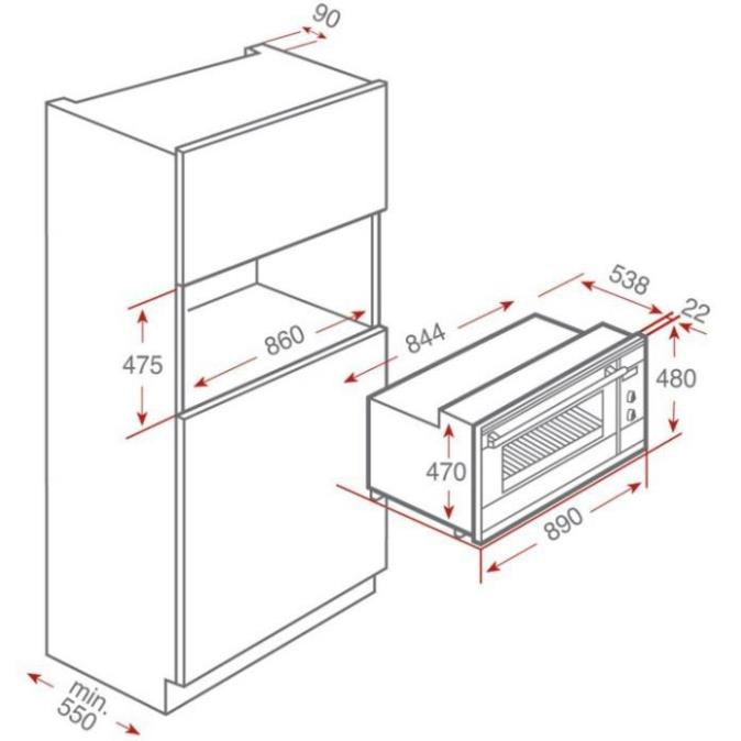 Lò nướng điện đa năng Teka HL 940 nhập khẩu Châu Âu, lò nướng điện, lò nướng bánh, lò nướng thủy tinh, lò nướng bánh mì