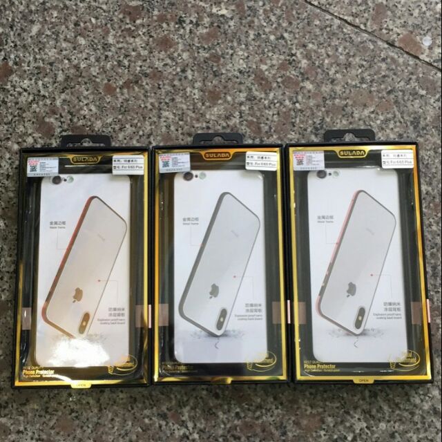 [Mã ELFLASH5 giảm 20K đơn 50K] Ốp sulada lưng trong viền màu iphone 6 plus