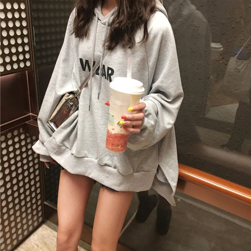 Áo hoodie mỏng dài tay in chữ beautyone