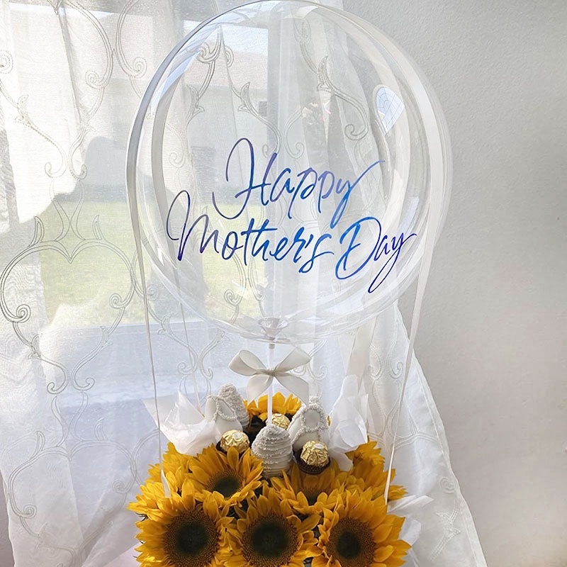 Bong Bóng Trong Suốt 18-36 Inch Trang Trí Tiệc Sinh Nhật / Tiệc Cưới / Kỷ Niệm