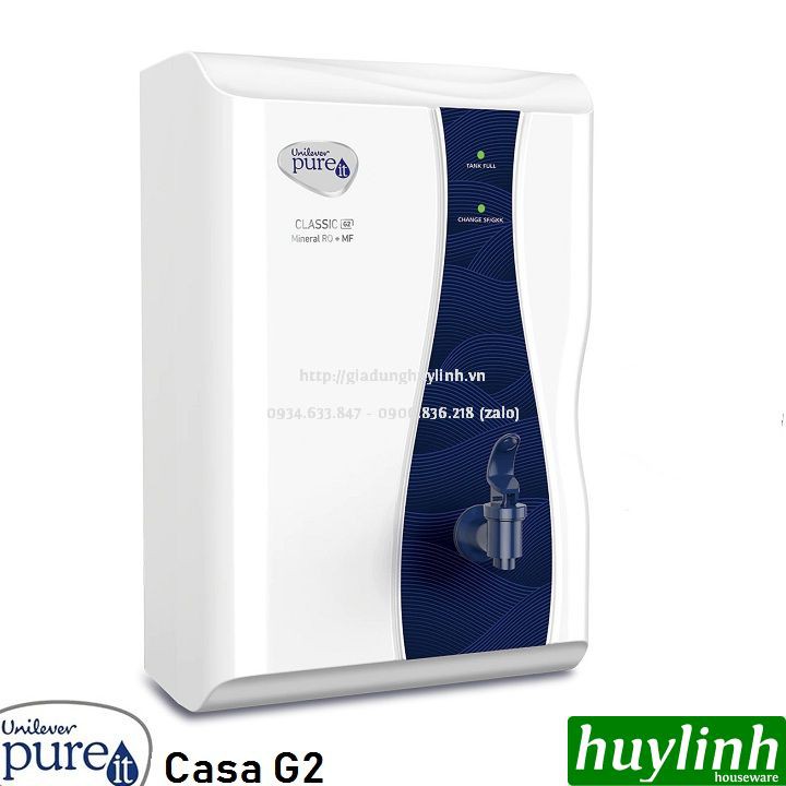 [Mã ELHAMS5 giảm 6% đơn 300K] Máy lọc nước Unilever Pureit Casa G2 (RO + MF) - 6000 lít