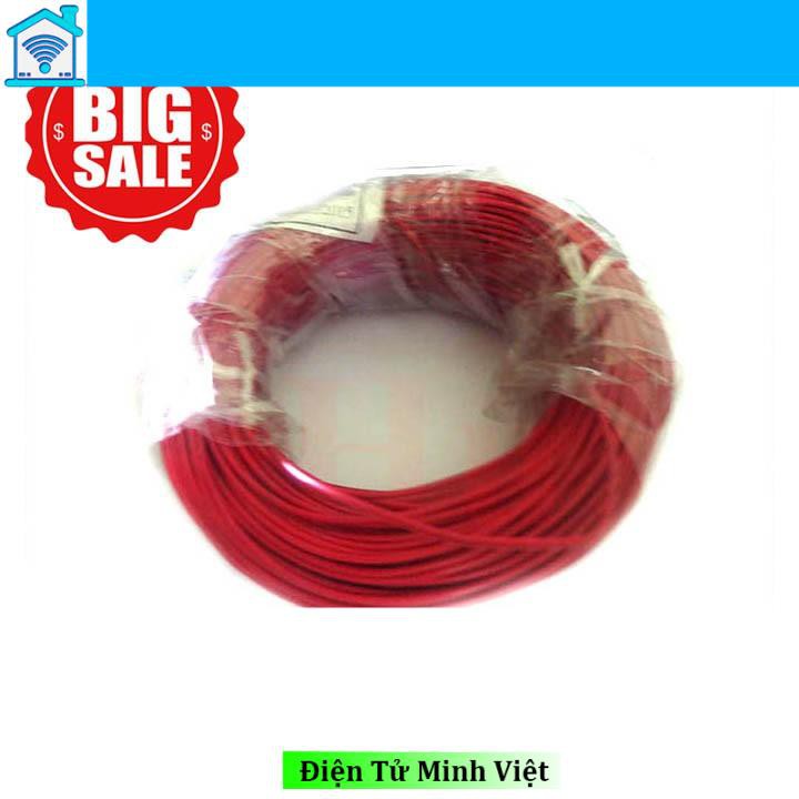 Dây điện nhiều lõi 1mm màu đỏ 2000 đ/ 1 mét Giá Rẻ