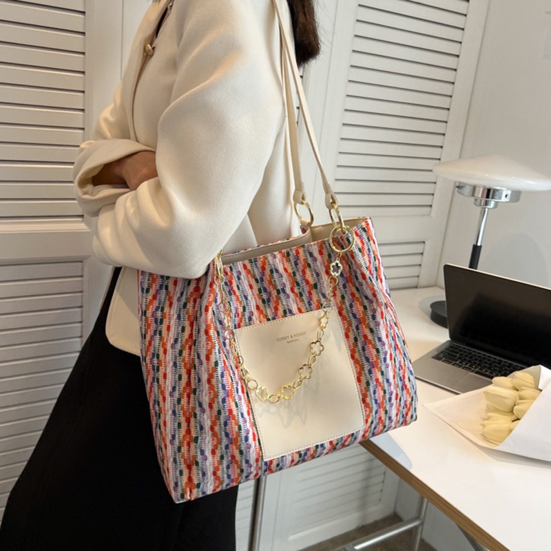 Túi đeo vai IELGY sức chứa lớn in họa tiết trẻ trung thời trang dành cho nữ