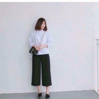 Quần cullote ống rộng