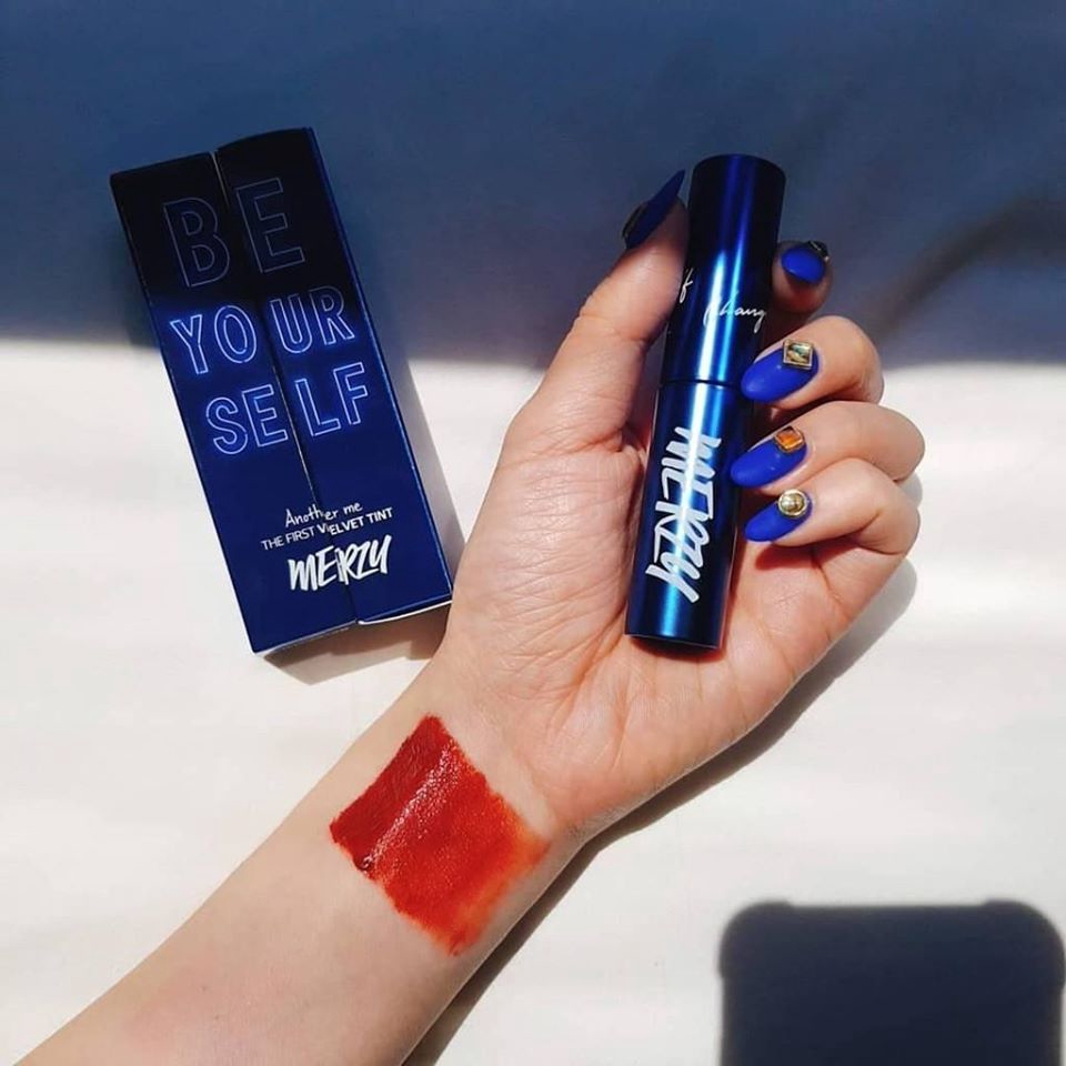 Son Kem Lì Merzy The First Velvet Tint Limited Edition #V6 (Ver Classic Blue) | BigBuy360 - bigbuy360.vn